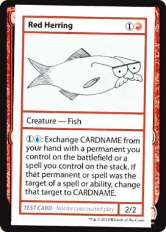 Red Herring (2021 Edition) [Mystery Booster Playtest Cards] | Tabernacle Games