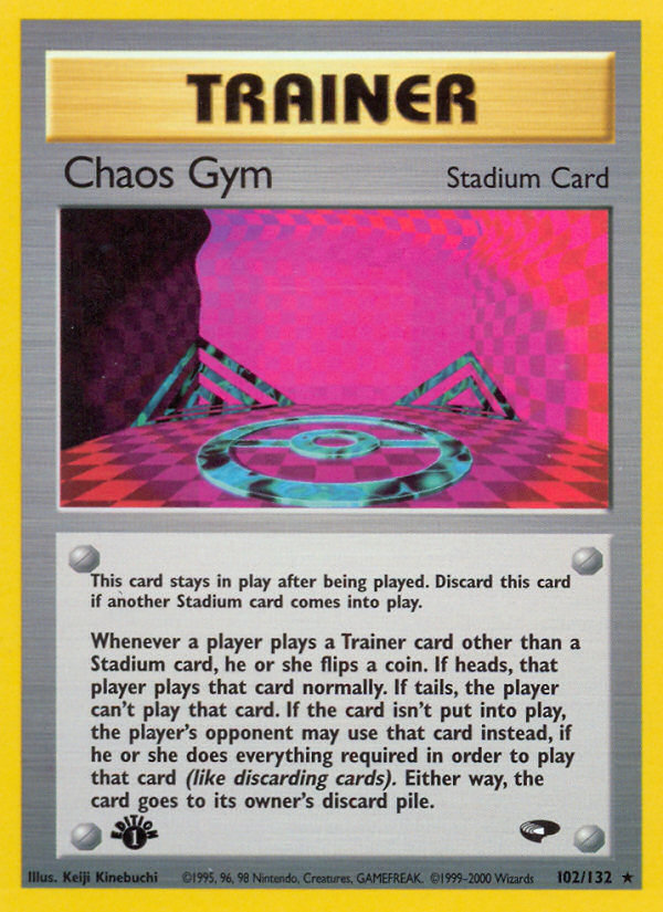 Chaos Gym (102/132) [Gym Challenge 1st Edition] | Tabernacle Games