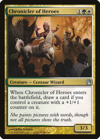 Chronicler of Heroes [Theros] | Tabernacle Games
