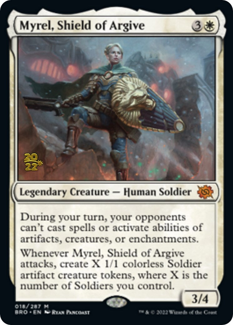 Myrel, Shield of Argive [The Brothers' War: Prerelease Promos] | Tabernacle Games