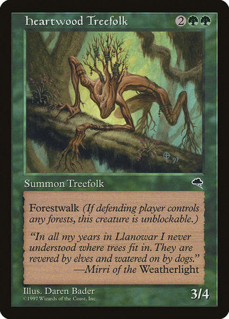 Heartwood Treefolk [Tempest] | Tabernacle Games