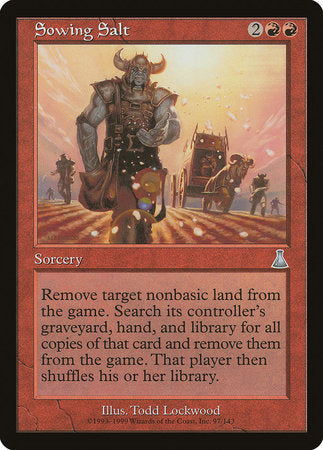 Sowing Salt [Urza's Destiny] | Tabernacle Games