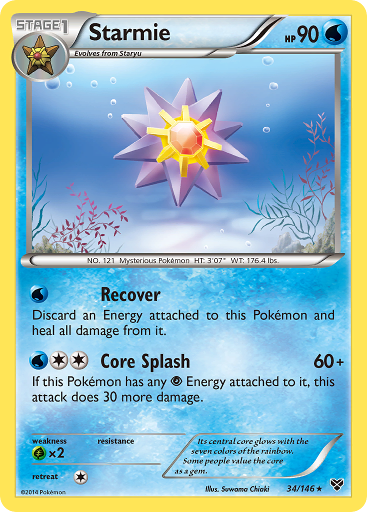 Starmie (34/146) [XY: Base Set] | Tabernacle Games