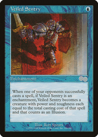 Veiled Sentry [Urza's Saga] | Tabernacle Games