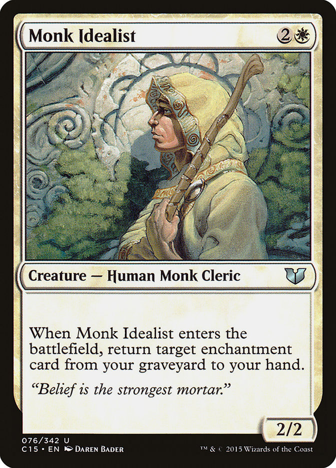 Monk Idealist [Commander 2015] | Tabernacle Games