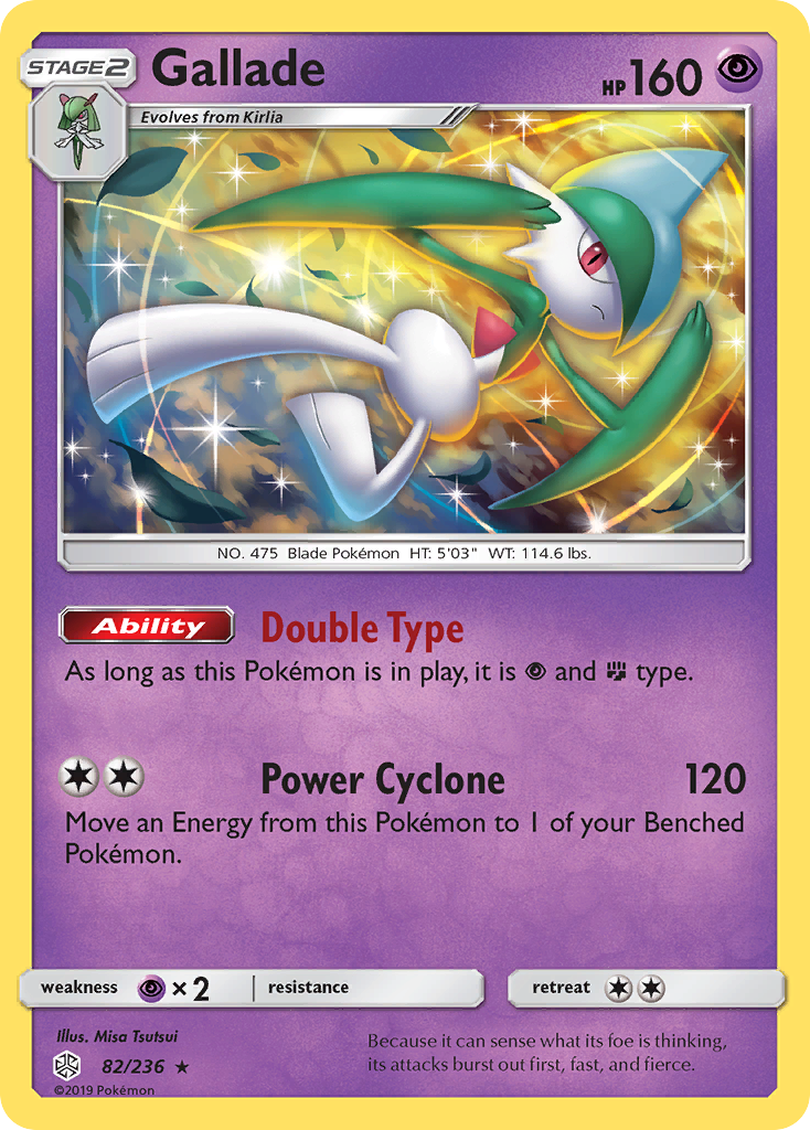 Gallade (82/236) [Sun & Moon: Cosmic Eclipse] | Tabernacle Games