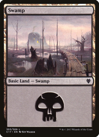 Swamp (303) [Commander 2017] | Tabernacle Games