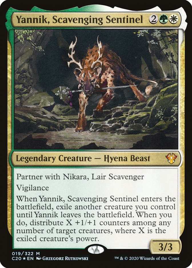 Yannik, Scavenging Sentinel [Commander 2020] | Tabernacle Games