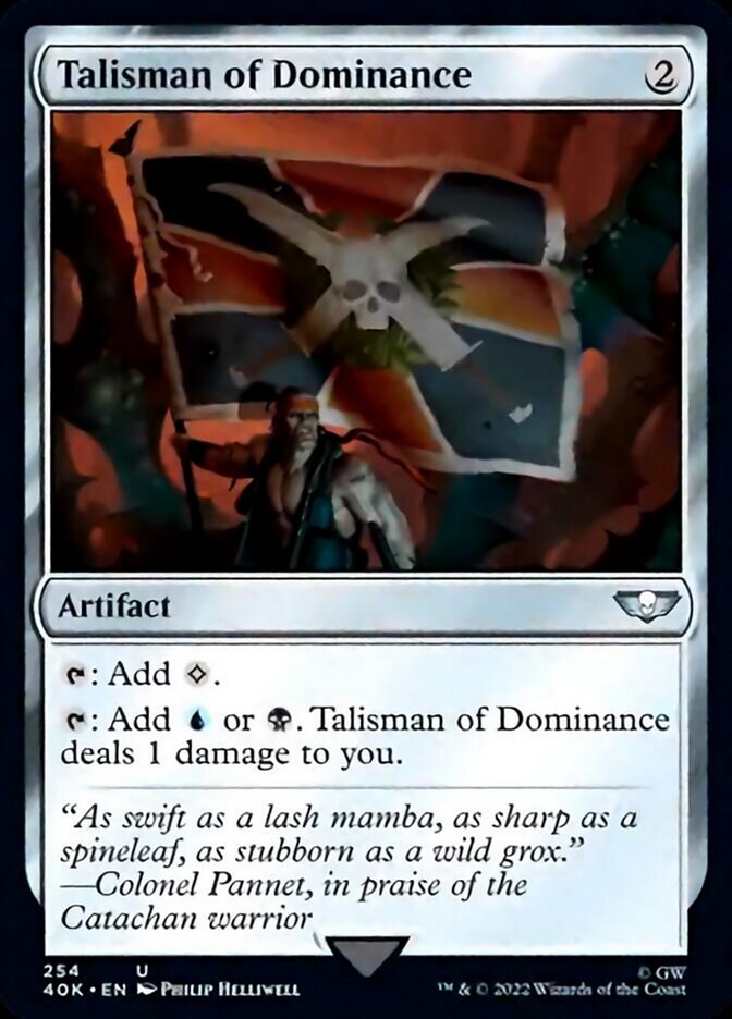 Talisman of Dominance (254) (Surge Foil) [Universes Beyond: Warhammer 40,000] | Tabernacle Games