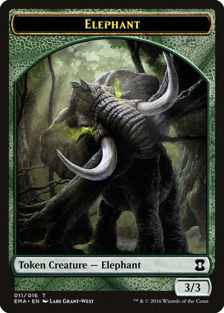 Elephant Token [Eternal Masters Tokens] | Tabernacle Games