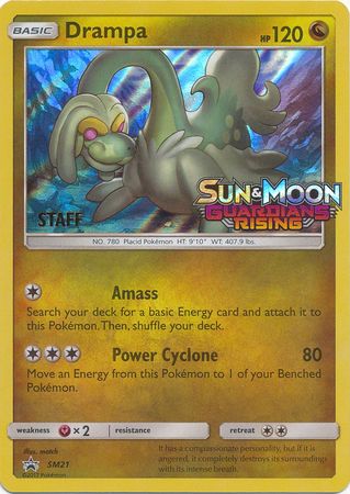 Drampa (SM21) (Staff Prerelease Promo) [Sun & Moon: Black Star Promos] | Tabernacle Games