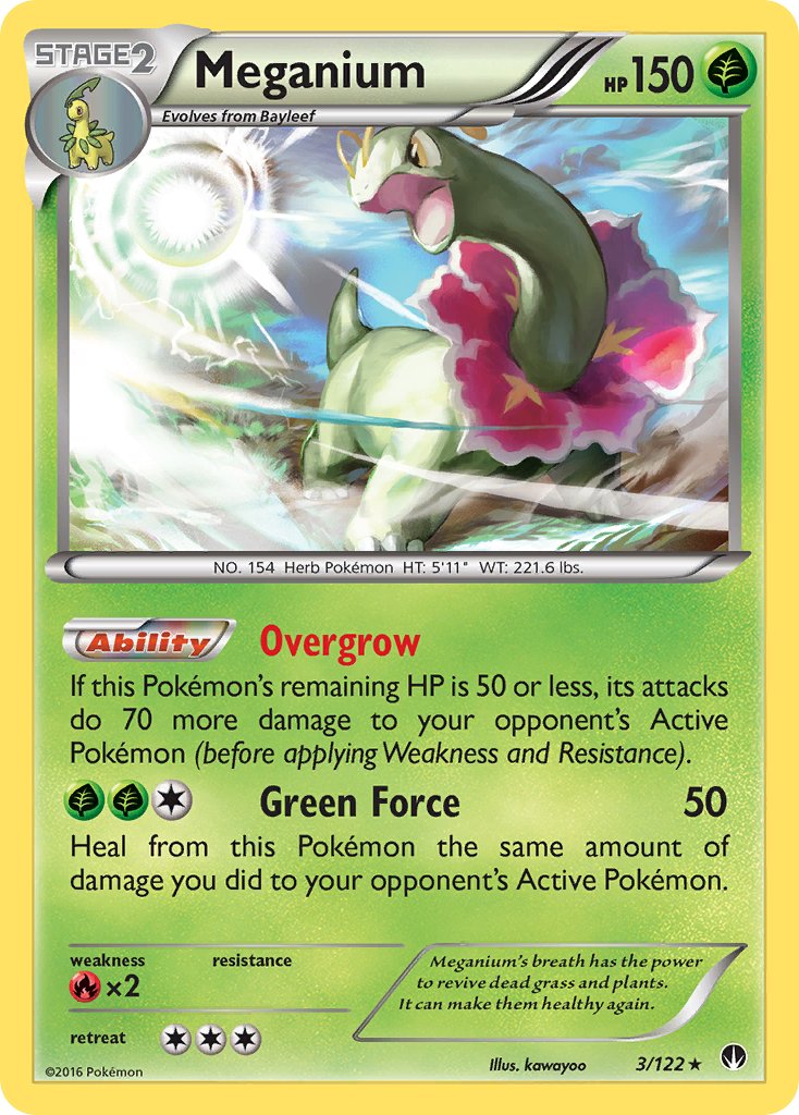 Meganium (3/122) (Cosmos Holo) (Blister Exclusive) [XY: BREAKpoint] | Tabernacle Games