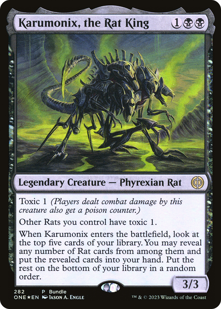 Karumonix, the Rat King (Bundle) [Phyrexia: All Will Be One] | Tabernacle Games