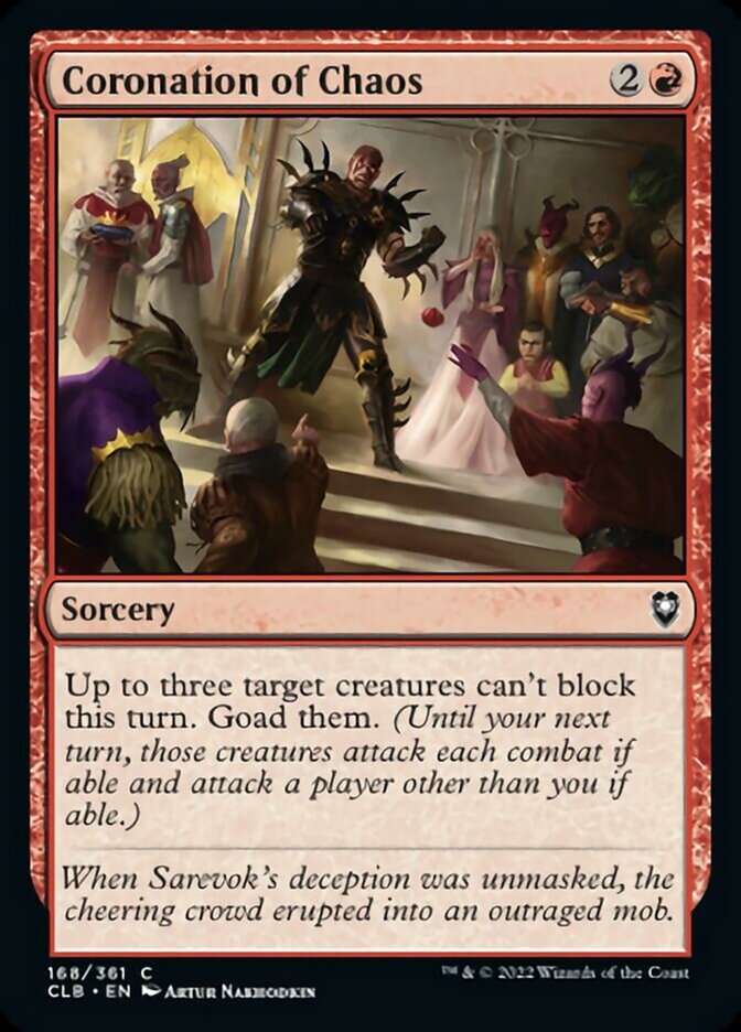 Coronation of Chaos [Commander Legends: Battle for Baldur's Gate] | Tabernacle Games
