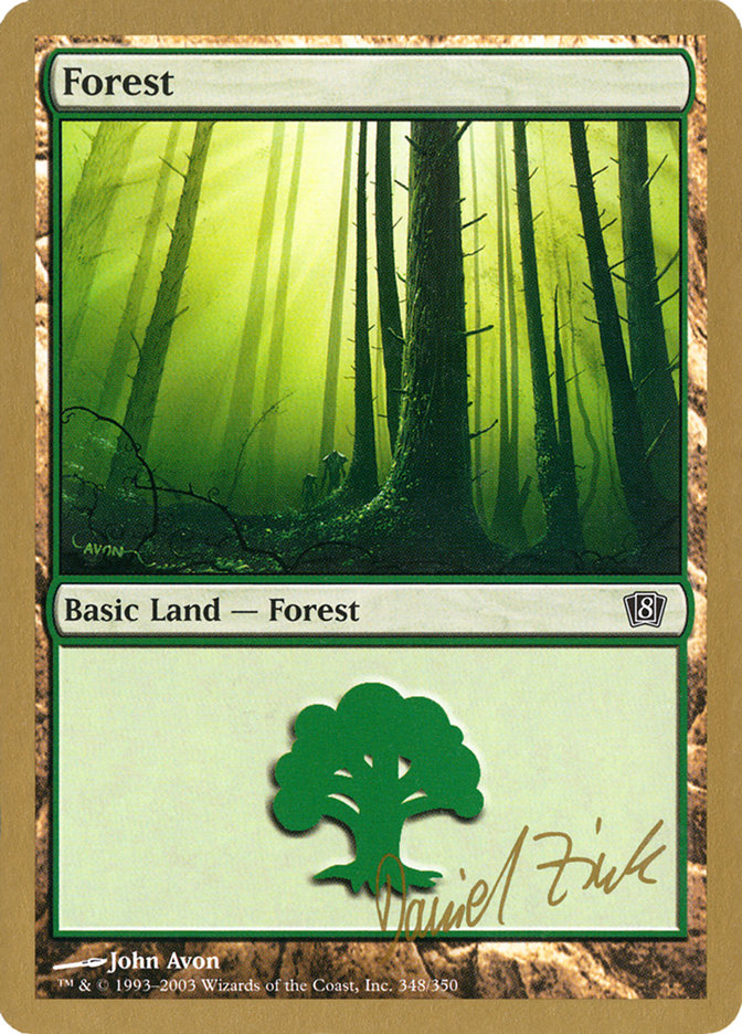 Forest (dz348) (Daniel Zink) [World Championship Decks 2003] | Tabernacle Games