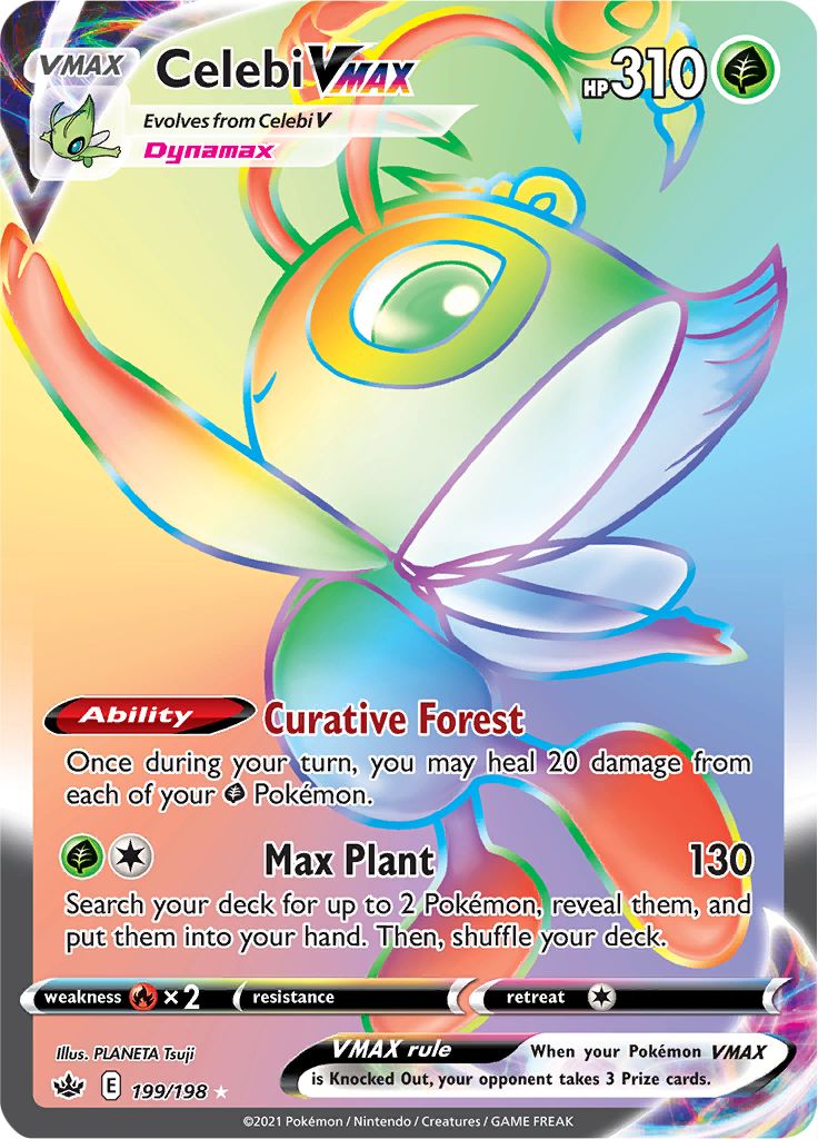 Celebi VMAX (199/198) [Sword & Shield: Chilling Reign] | Tabernacle Games