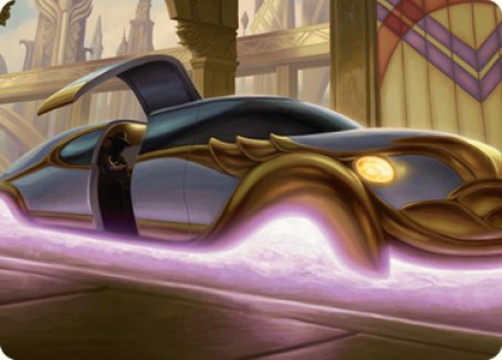 Mysterious Limousine Art Card [Streets of New Capenna Art Series] | Tabernacle Games