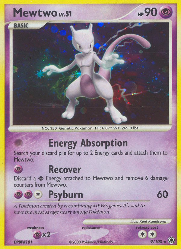 Mewtwo (9/100) [Diamond & Pearl: Majestic Dawn] | Tabernacle Games