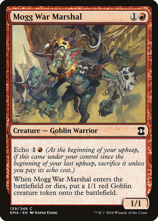 Mogg War Marshal [Eternal Masters] | Tabernacle Games