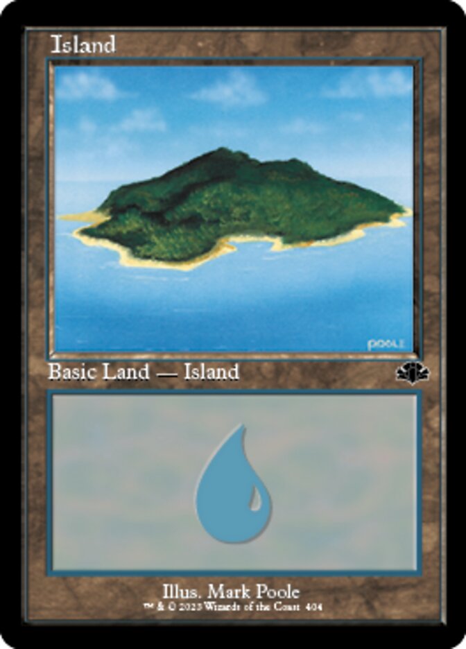 Island (404) (Retro) [Dominaria Remastered] | Tabernacle Games