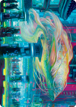 Skyswimmer Koi Art Card [Kamigawa: Neon Dynasty Art Series] | Tabernacle Games