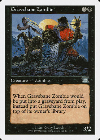 Gravebane Zombie [Classic Sixth Edition] | Tabernacle Games