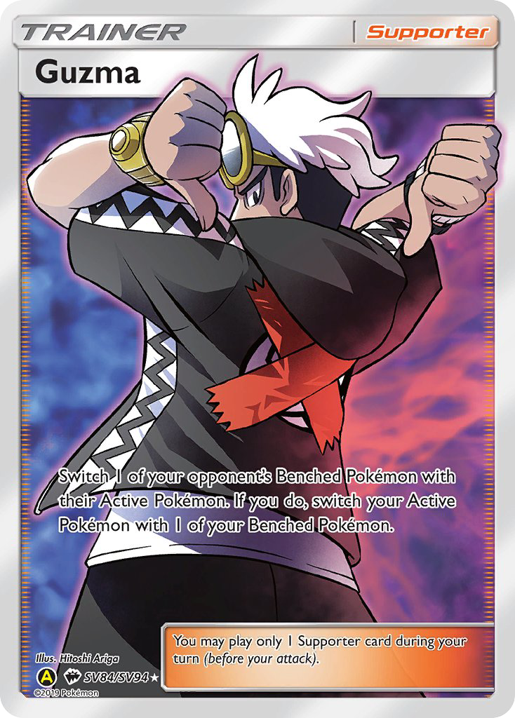 Guzma (SV84/SV94) [Sun & Moon: Hidden Fates - Shiny Vault] | Tabernacle Games