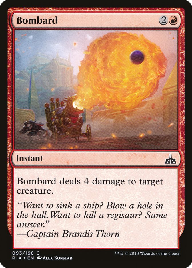 Bombard [Rivals of Ixalan] | Tabernacle Games