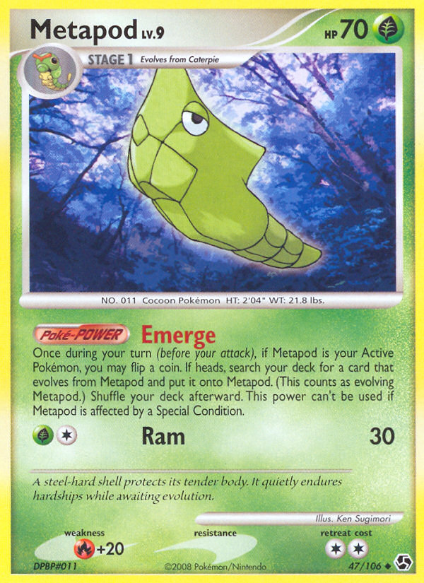 Metapod (47/106) [Diamond & Pearl: Great Encounters] | Tabernacle Games