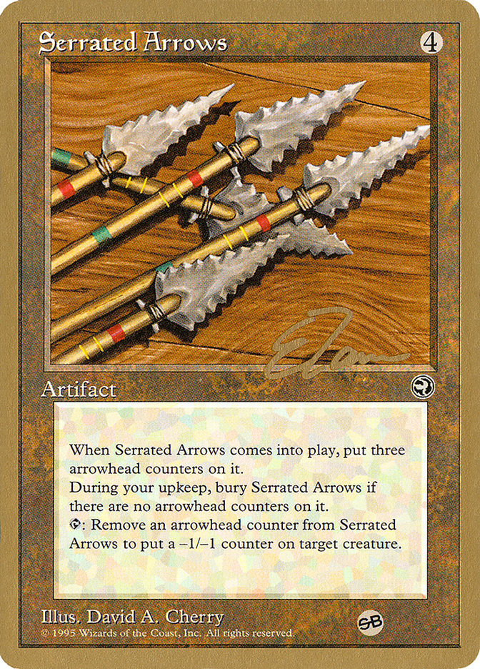 Serrated Arrows (Eric Tam) (SB) [Pro Tour Collector Set] | Tabernacle Games