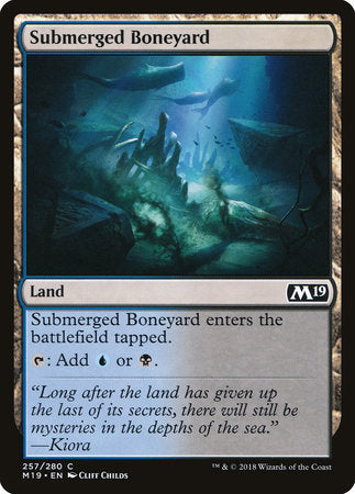 Submerged Boneyard [Core Set 2019] | Tabernacle Games