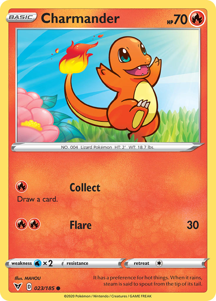 Charmander (023/185) [Sword & Shield: Vivid Voltage] | Tabernacle Games