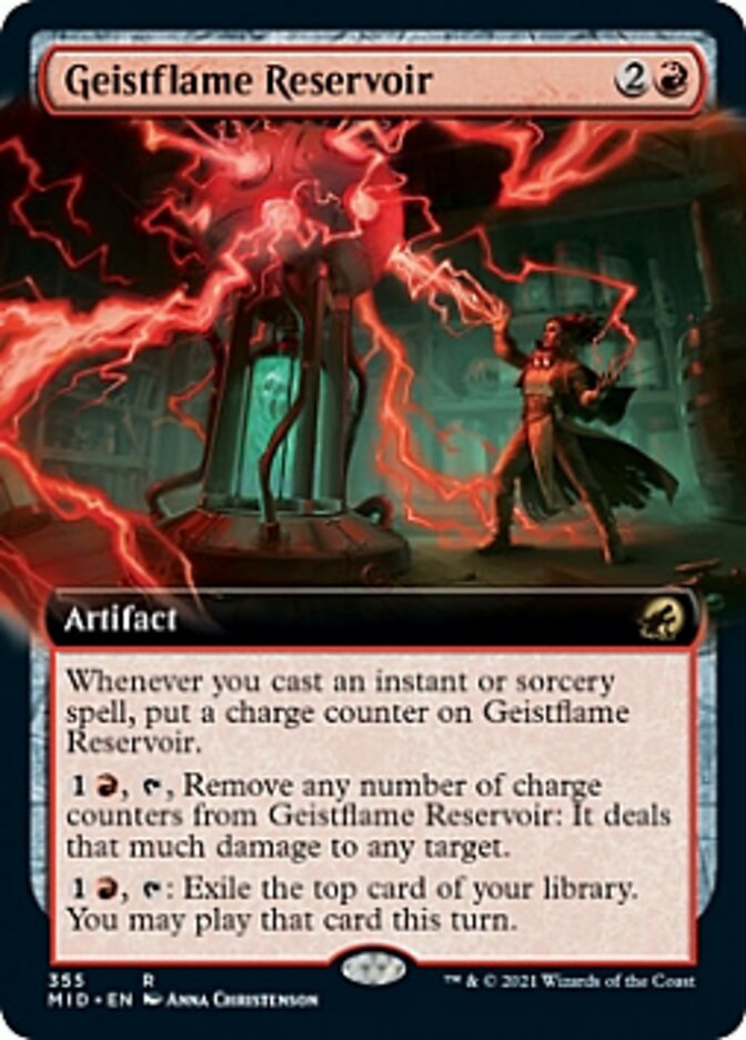 Geistflame Reservoir (Extended) [Innistrad: Midnight Hunt] | Tabernacle Games