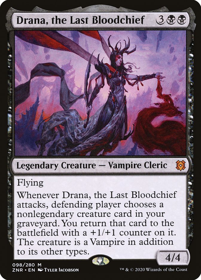 Drana, the Last Bloodchief [Zendikar Rising] | Tabernacle Games