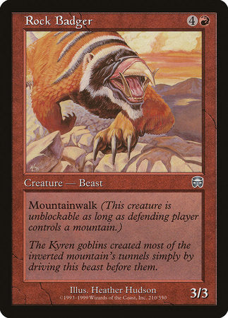Rock Badger [Mercadian Masques] | Tabernacle Games