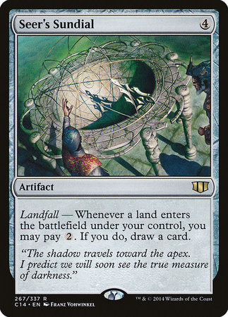 Seer's Sundial [Commander 2014] | Tabernacle Games