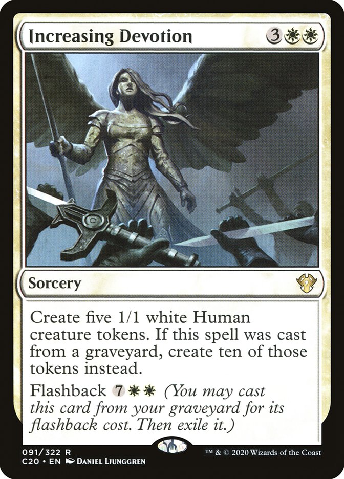 Increasing Devotion [Commander 2020] | Tabernacle Games