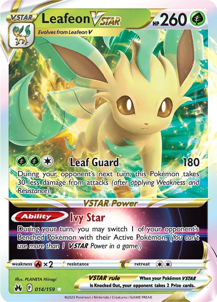 Leafeon VSTAR (014/159) [Sword & Shield: Crown Zenith] | Tabernacle Games