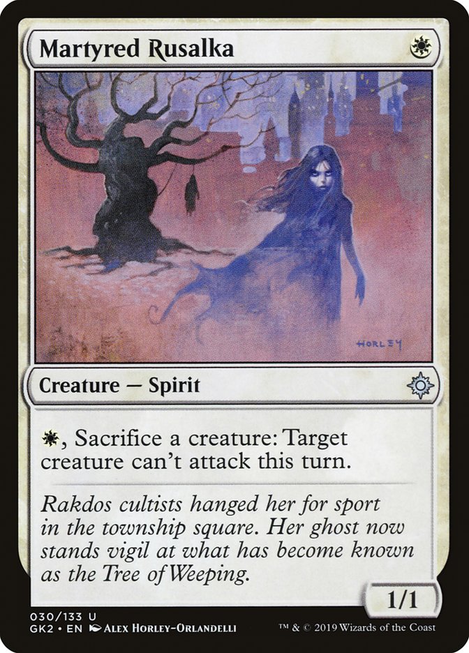 Martyred Rusalka [Ravnica Allegiance Guild Kit] | Tabernacle Games