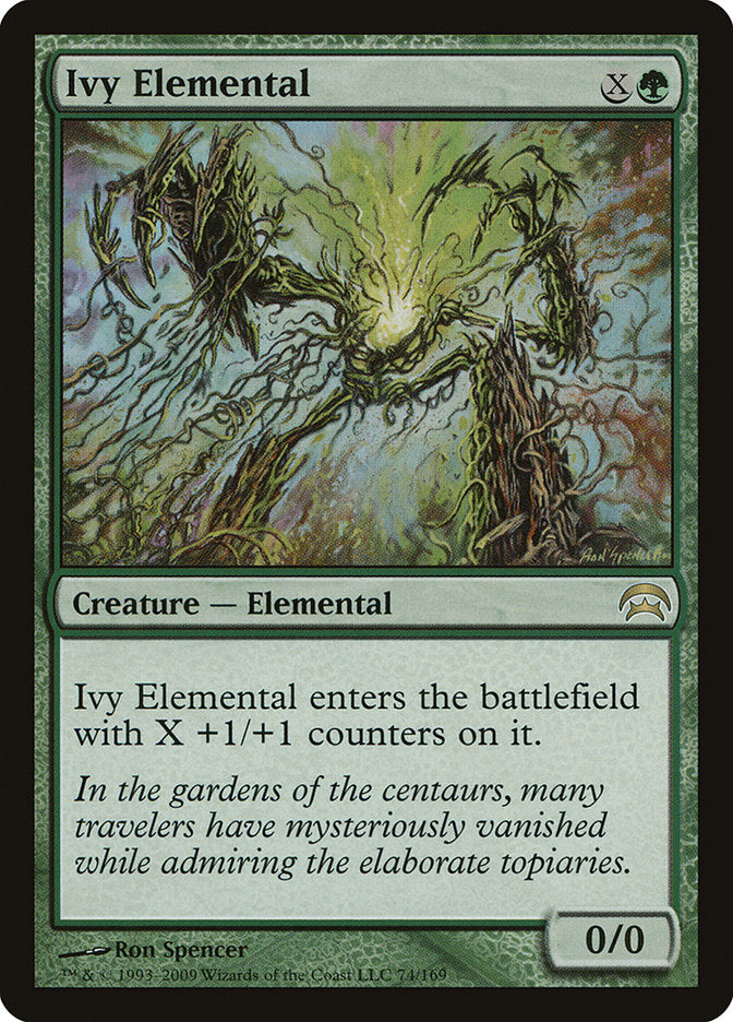 Ivy Elemental [Planechase] | Tabernacle Games