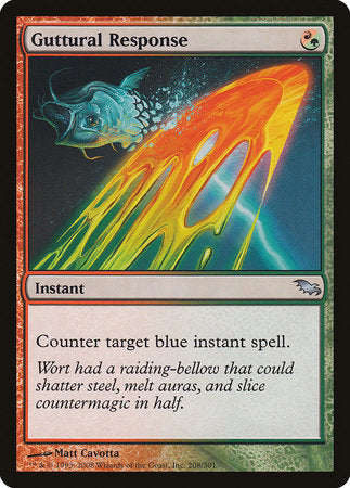 Guttural Response [Shadowmoor] | Tabernacle Games