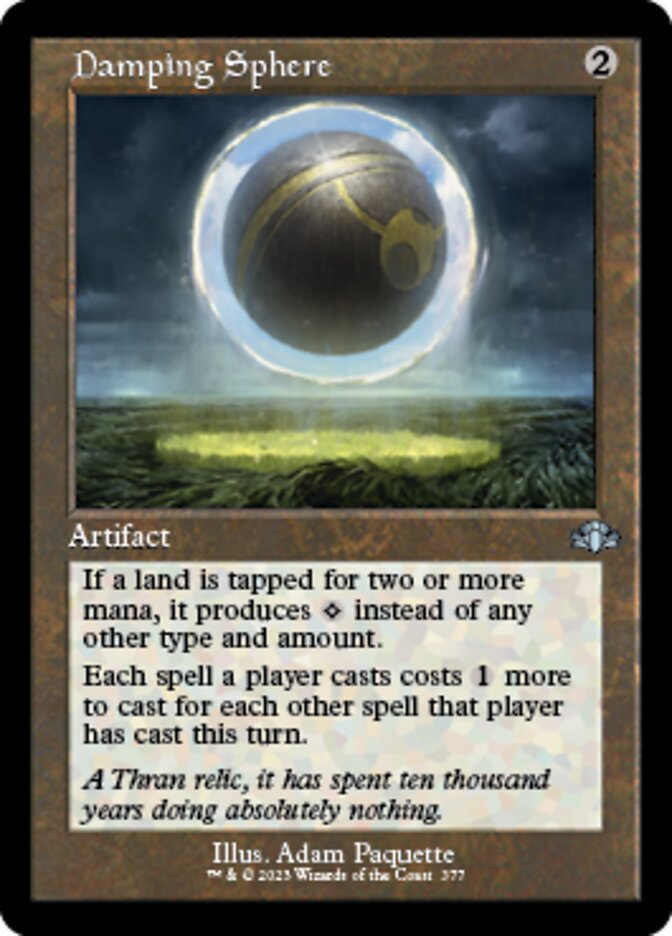 Damping Sphere (Retro) [Dominaria Remastered] | Tabernacle Games