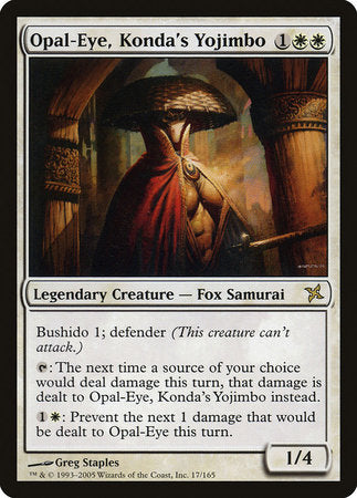 Opal-Eye, Konda's Yojimbo [Betrayers of Kamigawa] | Tabernacle Games