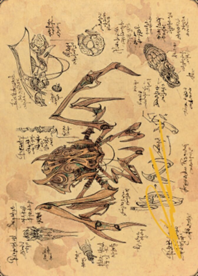 Scrap Trawler Art Card (Gold-Stamped Signature) [The Brothers' War Art Series] | Tabernacle Games