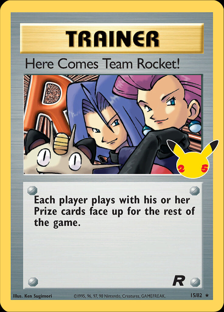 Here Comes Team Rocket! (15/82) [Celebrations: 25th Anniversary - Classic Collection] | Tabernacle Games