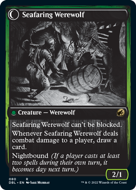 Suspicious Stowaway // Seafaring Werewolf [Innistrad: Double Feature] | Tabernacle Games