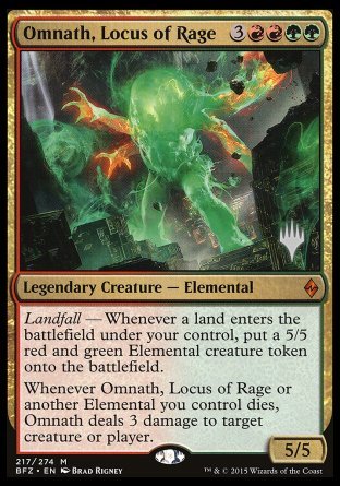 Omnath, Locus of Rage (Promo Pack) [Dungeons & Dragons: Adventures in the Forgotten Realms Promos] | Tabernacle Games