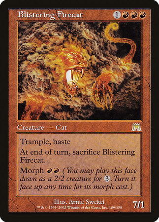 Blistering Firecat [Onslaught] | Tabernacle Games