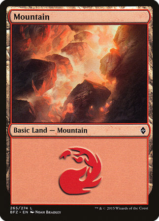 Mountain (265) [Battle for Zendikar] | Tabernacle Games