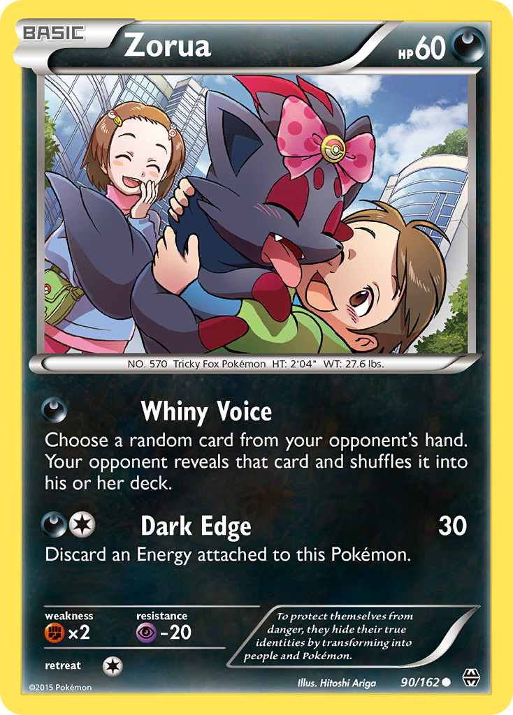 Zorua (90/162) [XY: BREAKthrough] | Tabernacle Games